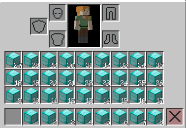 番号割り振りのイメージ　ダイヤブロックの数が番号を表す