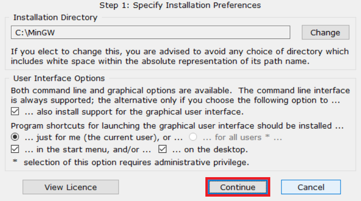 進めていくとこんな感じになってインストールできるはず